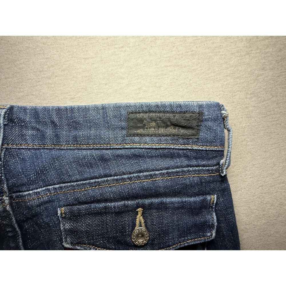 Levi's Woman's Dark Wash Blue Jean Shorts Cutoff 6 Medium
